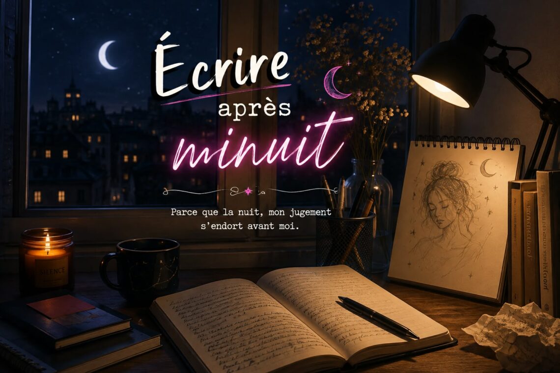 Écrire après minuit - les coulisses d’écriture