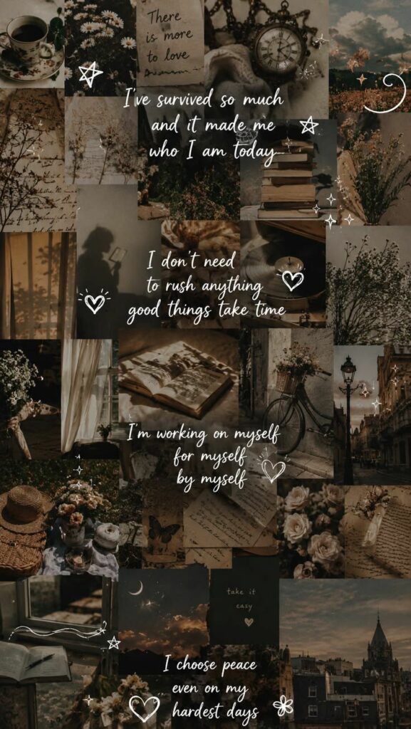 Collage de citations inspirantes et littéraires - Les Carnets d’Emilie 🌹