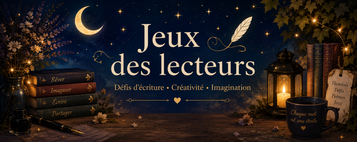 Jeux des lecteurs : défis d’écriture, créativité, imagination...